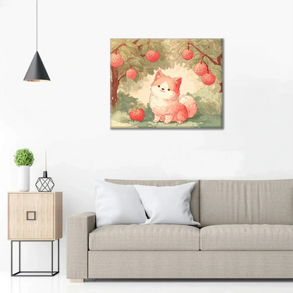 Szczeniak liczi – malowanie po numerach