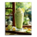 Zestaw Koktajl Matcha – Malowanie po numerach - Cheerful Painting