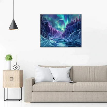 Zorza Polarna – Malowanie po numerach