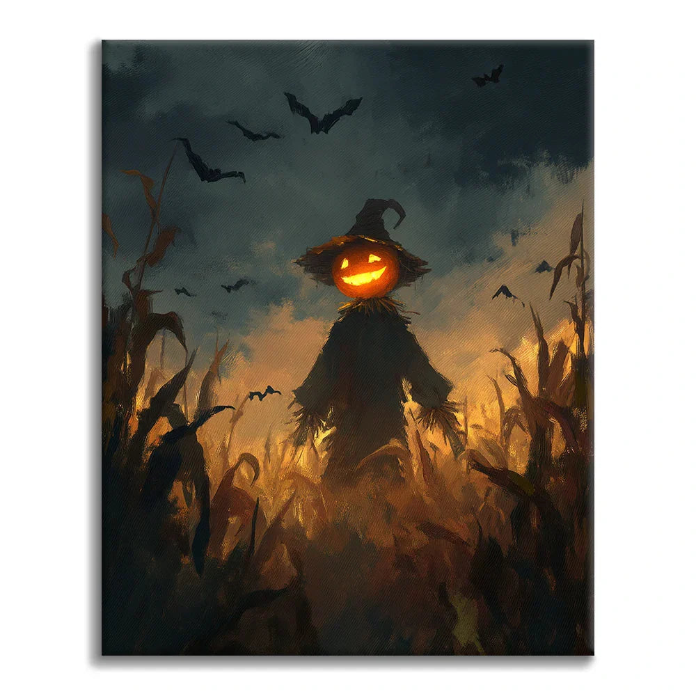 Strach na wróble – malowanie po numerach