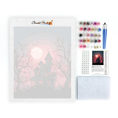 Dziwny stary dom – malowanie po numerach