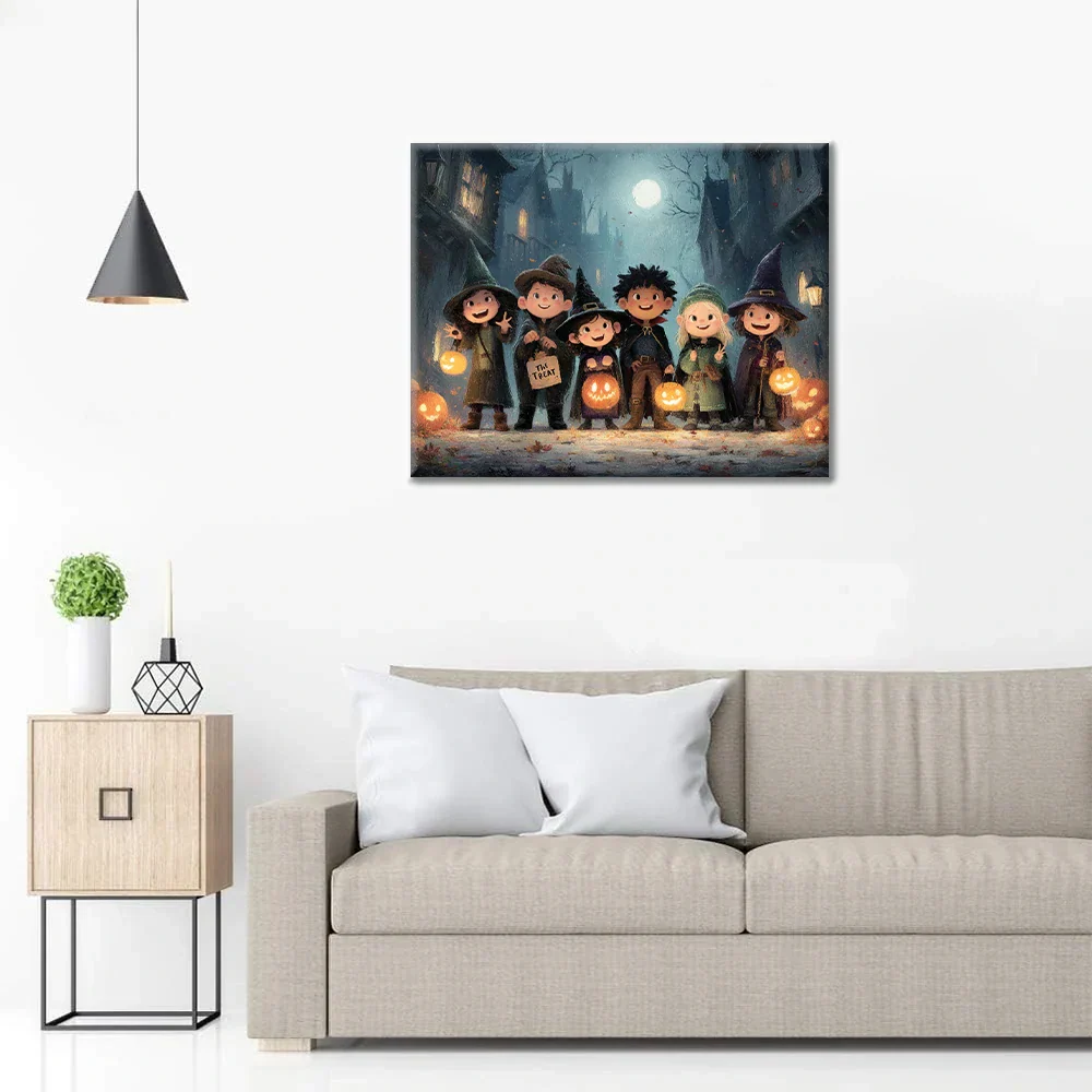 Cukierek albo psikus – malowanie po numerach