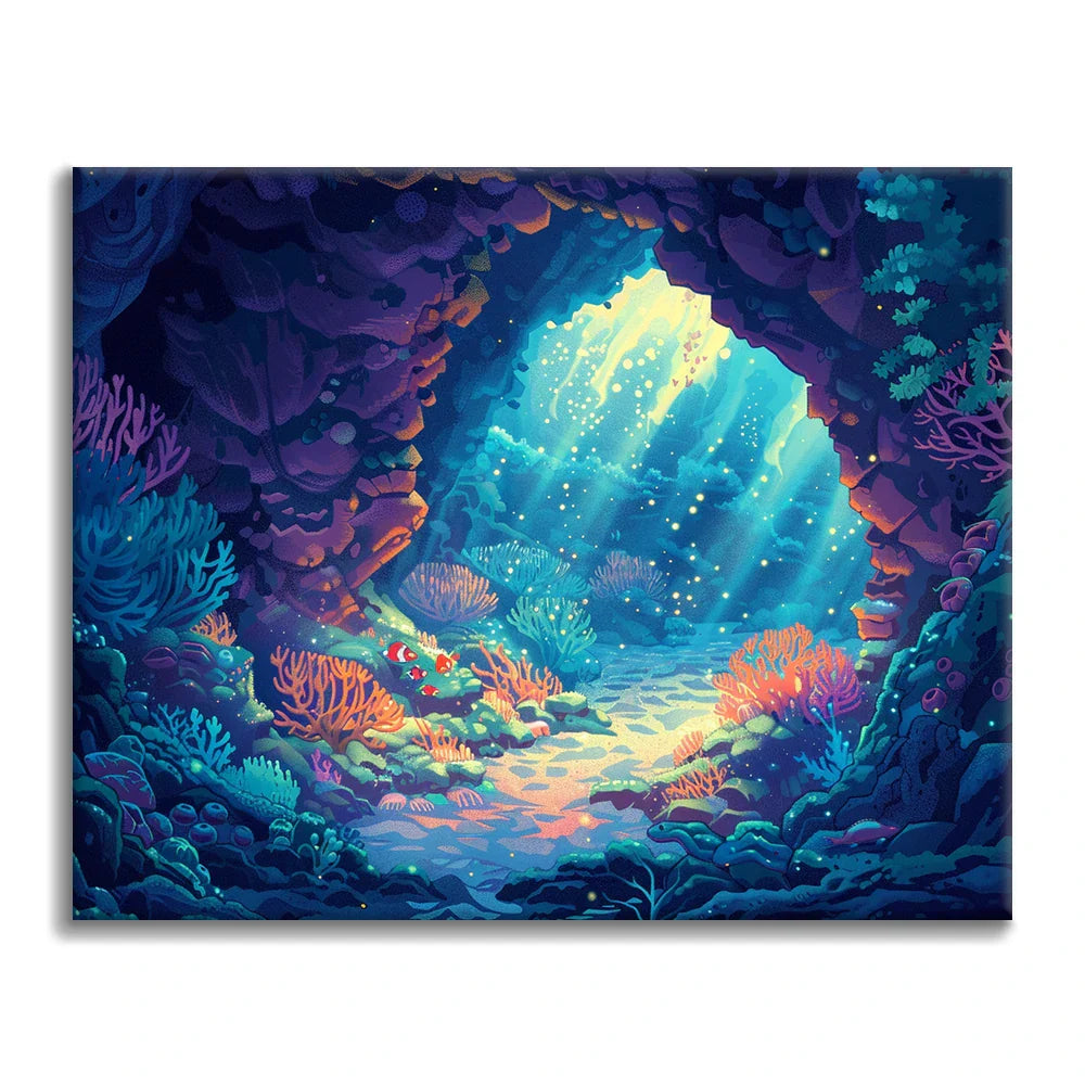 Podwodny raj – malowanie po numerach