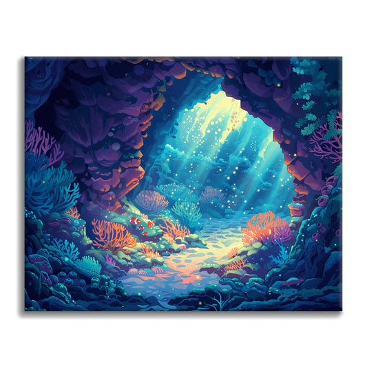 Podwodny raj – malowanie po numerach