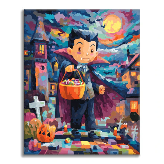 Dziecko wampira – malowanie po numerach