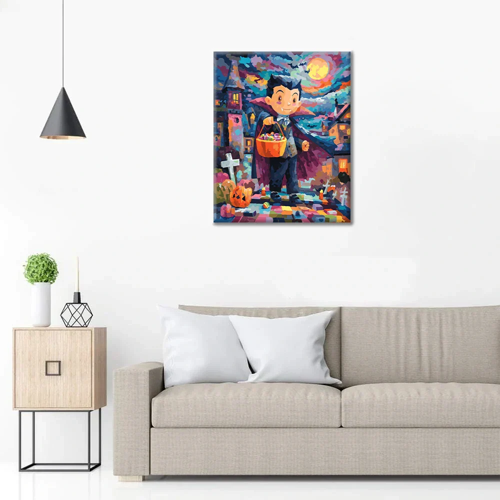 Dziecko wampira – malowanie po numerach