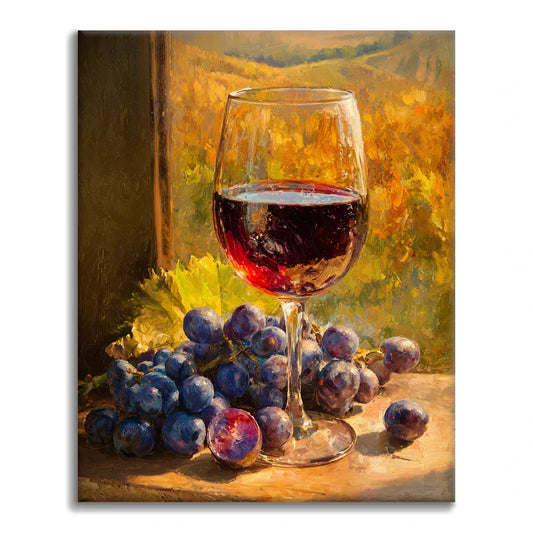 Wino – Malowanie po numerach