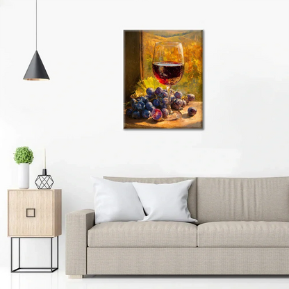 Wino – Malowanie po numerach