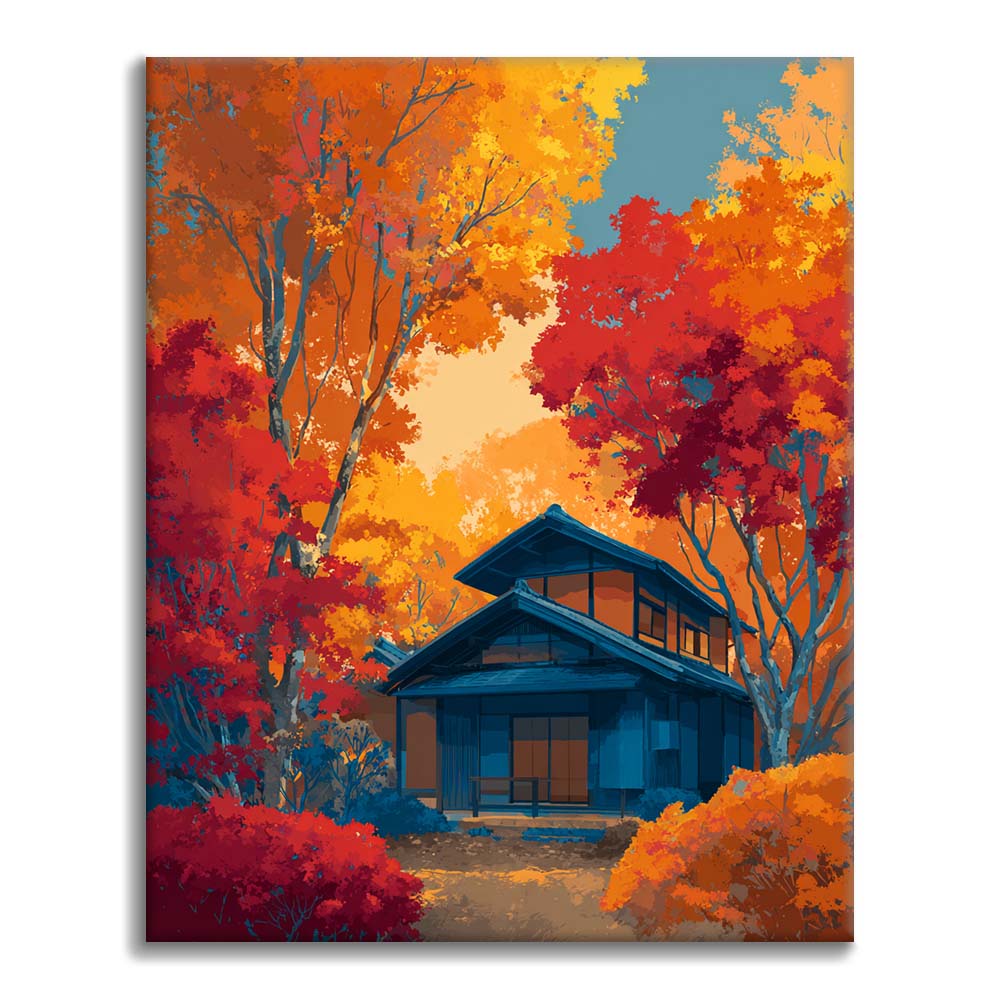 Jesienna Harmonia – Malowanie po numerach