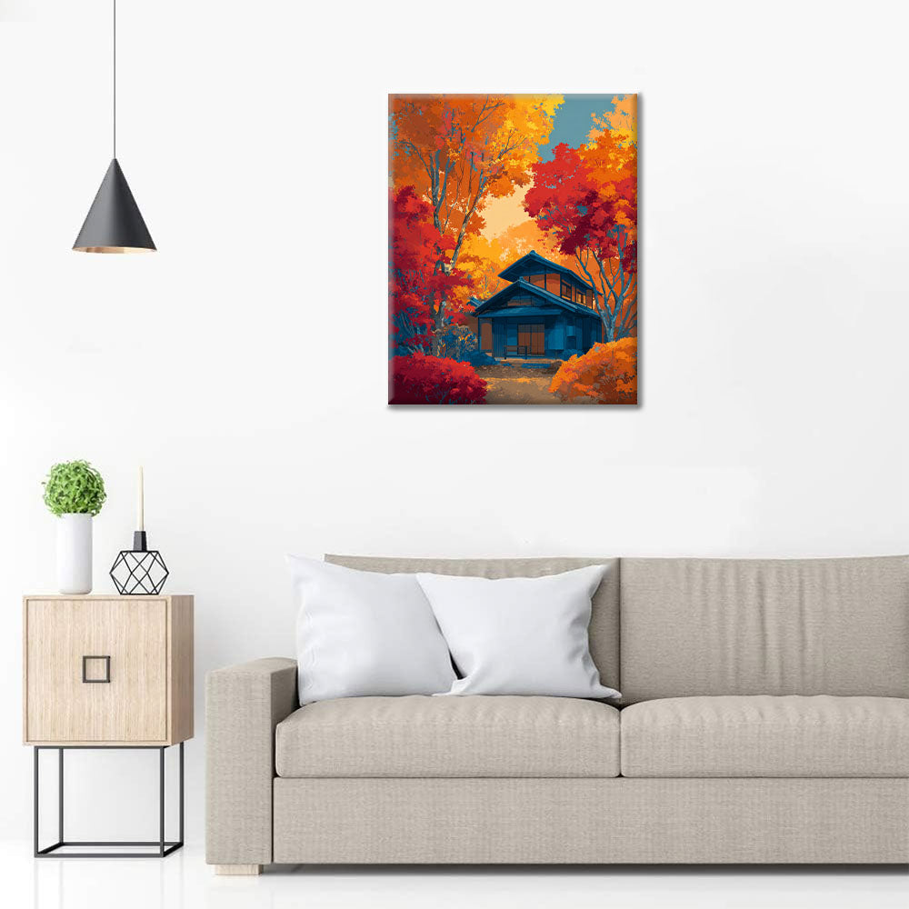 Jesienna Harmonia – Malowanie po numerach