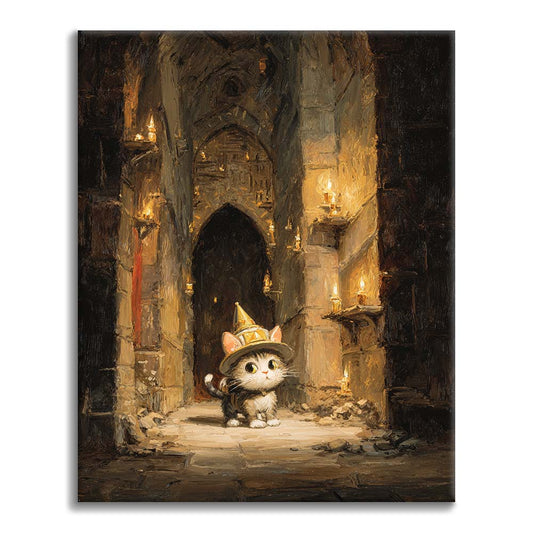 Kocia przygoda – malowanie po numerach