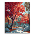 Zestaw Crimson Pathway – Malowanie po numerach - Cheerful Painting