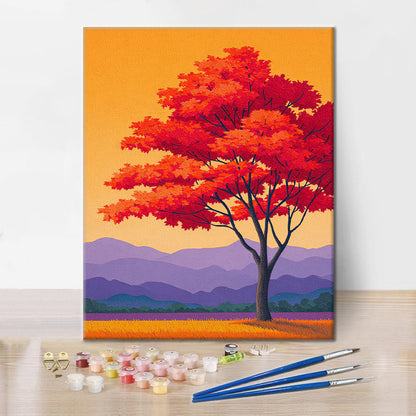 Płomień Jesieni – Malowanie po numerach