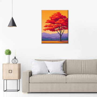 Płomień Jesieni – Malowanie po numerach