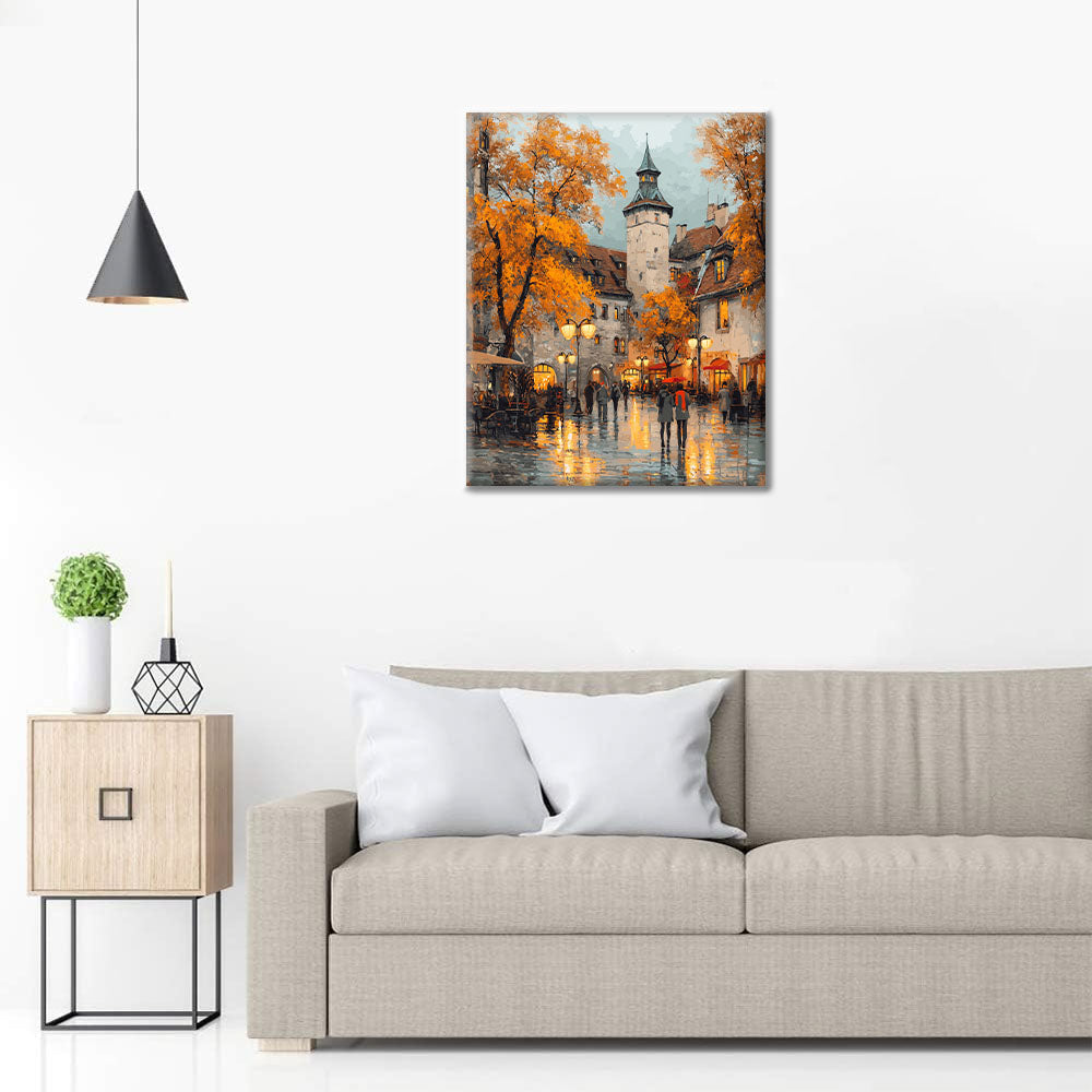 Leafy Square – Malowanie po numerach