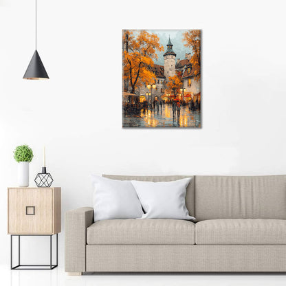 Leafy Square – Malowanie po numerach