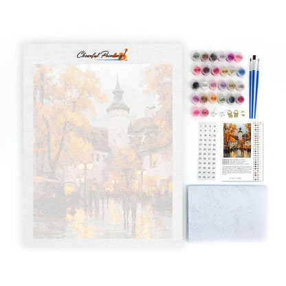 Leafy Square – Malowanie po numerach