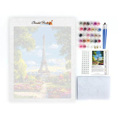 Paryż – Malowanie po numerach