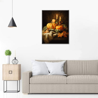 Kolacja z dyni – malowanie po numerach