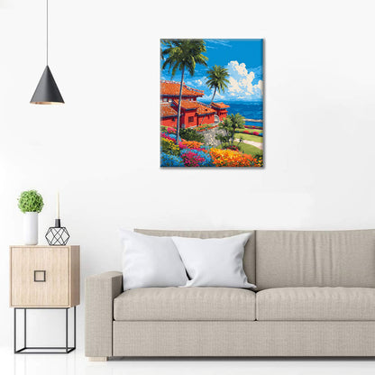 Zamek Shurijo – malowanie po numerach