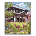 Zestaw Świątynia Todai-ji – malowanie po numerach - Cheerful Painting
