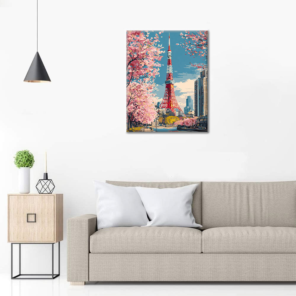 Wieża Tokijska – Malowanie po numerach