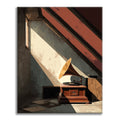 Zestaw Gramofon na strychu – malowanie po numerach - Cheerful Painting