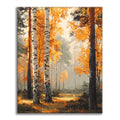 Zestaw Jesienny las brzozowy - Malowanie po numerach - Cheerful Painting