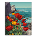 Zestaw Tulipany nadmorskie – malowanie po numerach - Cheerful Painting