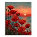 Zestaw Crimson Dusk – malowanie po numerach - Cheerful Painting