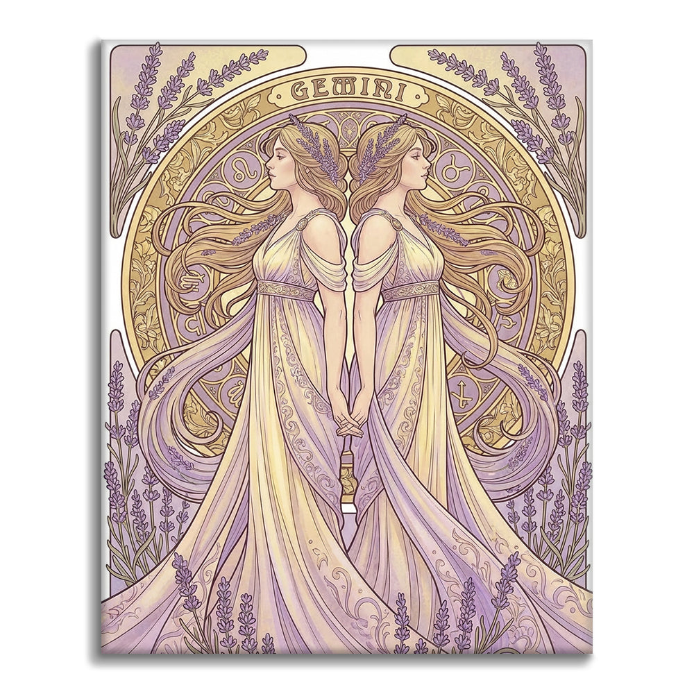 BLIŹNIĘTA - Malowanie po numerach