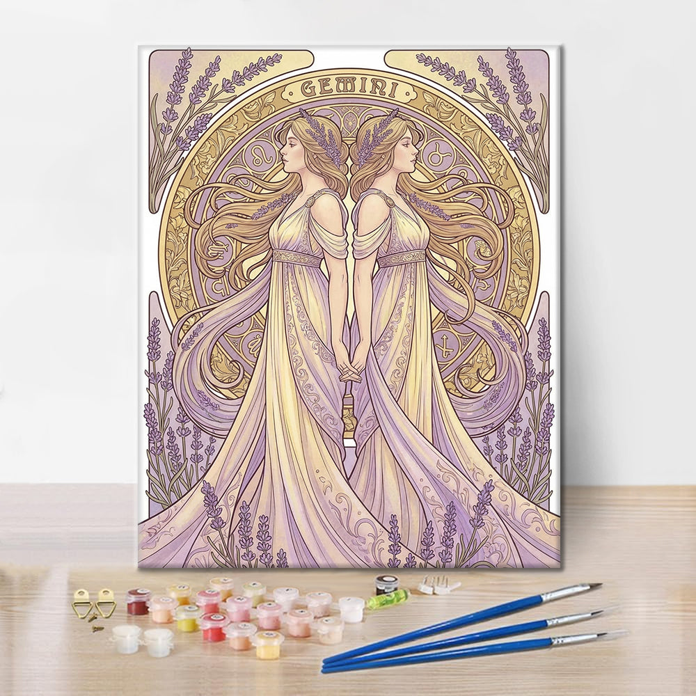 BLIŹNIĘTA - Malowanie po numerach