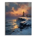 Zestaw Golden Beacon – Malowanie po numerach - Cheerful Painting