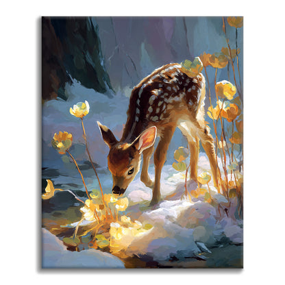 Blask Małego Jelonka – Malowanie po numerach