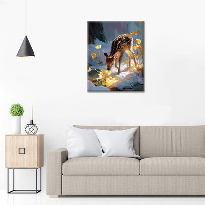 Blask Małego Jelonka – Malowanie po numerach