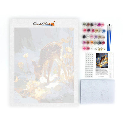 Blask Małego Jelonka – Malowanie po numerach