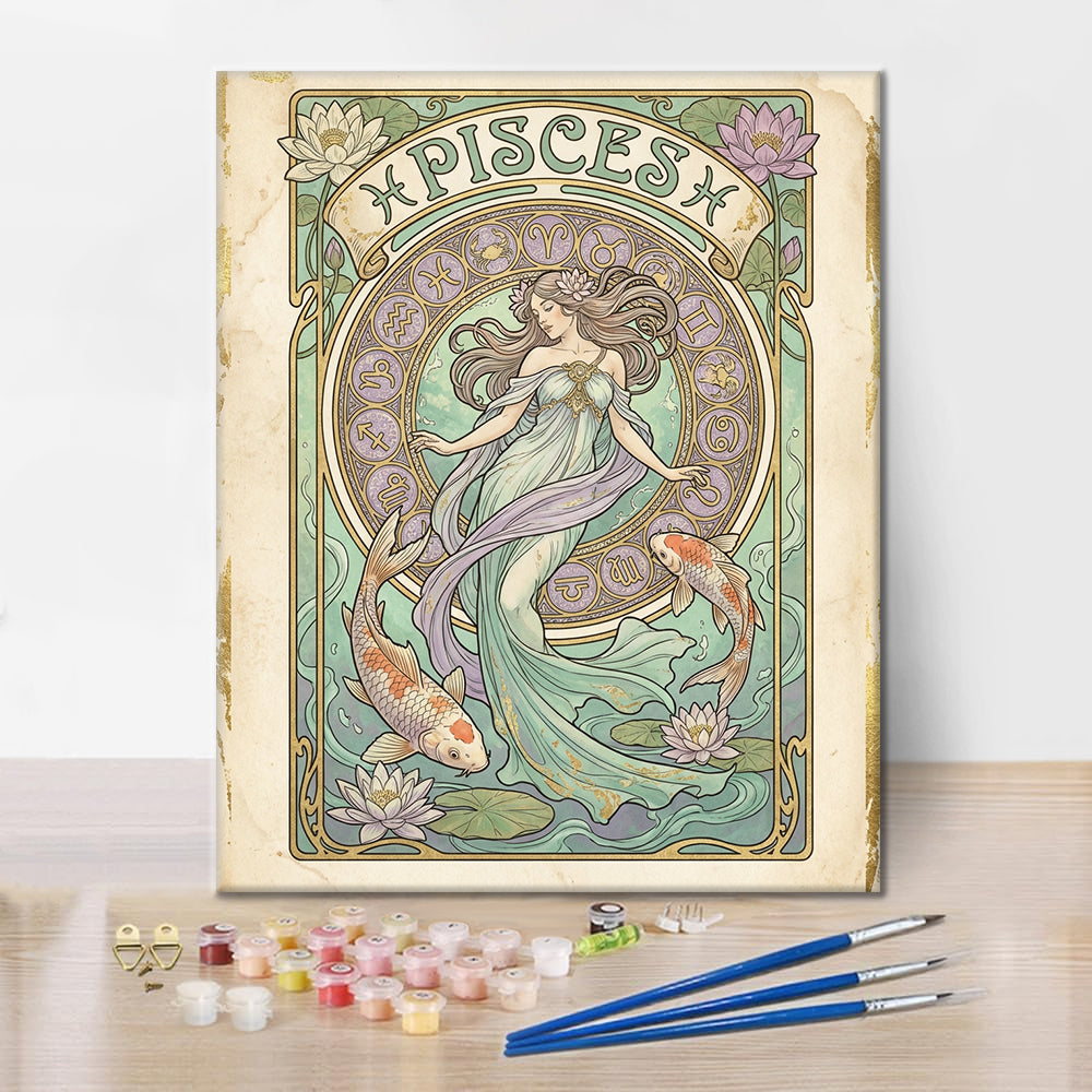 RYBY - Malowanie po numerach