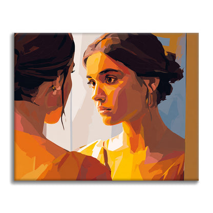 Zestaw Odbita twarz – malowanie po numerach - Cheerful Painting