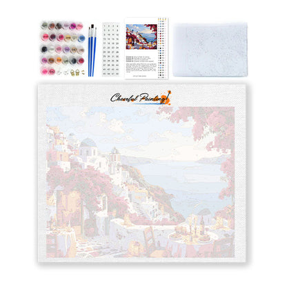 Santorini – Malowanie po numerach