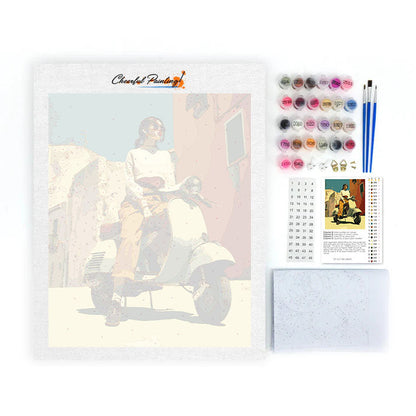 Scooter Girl – Malowanie po numerach