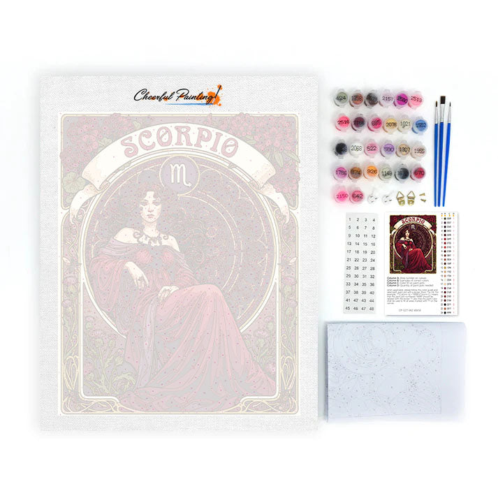 SKORPION - Malowanie po numerach