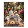 Zestaw Czytanie w blasku słońca – malowanie po numerach - Cheerful Painting