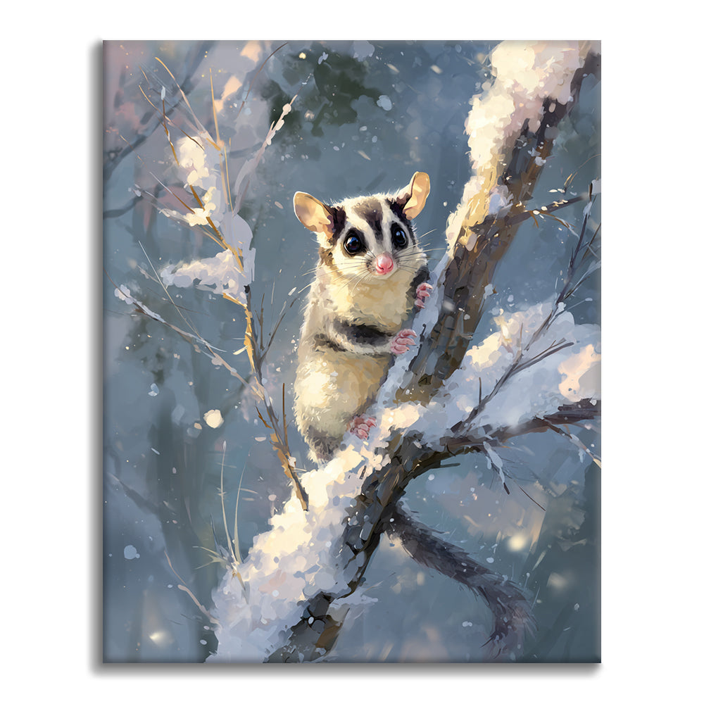 Zestaw Lotniarz cukrowy – malowanie po numerach - Cheerful Painting