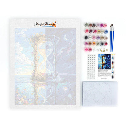 Klepsydra czasu – malowanie po numerach