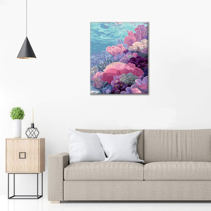 Podwodne koralowce – malowanie po numerach