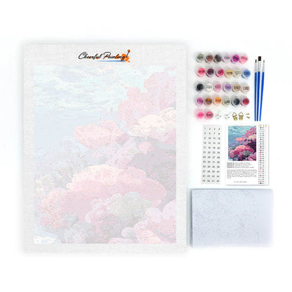 Podwodne koralowce – malowanie po numerach