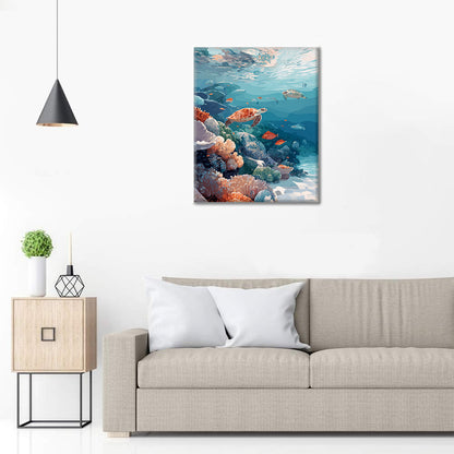 Podwodny świat – malowanie po numerach