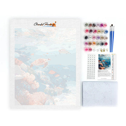 Podwodny świat – malowanie po numerach