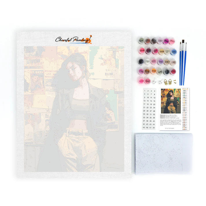 Wallflower Mood – Malowanie po numerach
