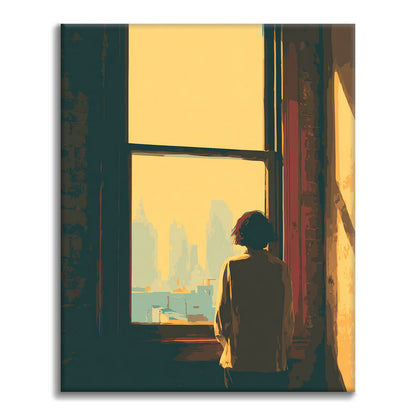 Widok z okna – malowanie po numerach